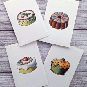 Sweet Cakes Card Set