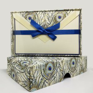 Peacock Feathers Card Set