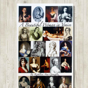 The cover of the book "A Beautiful Woman in Venice".
