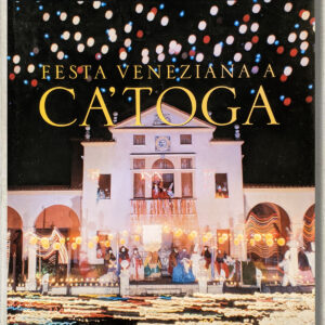 The cover of the book "Festa Veneziana a Ca'Toga".